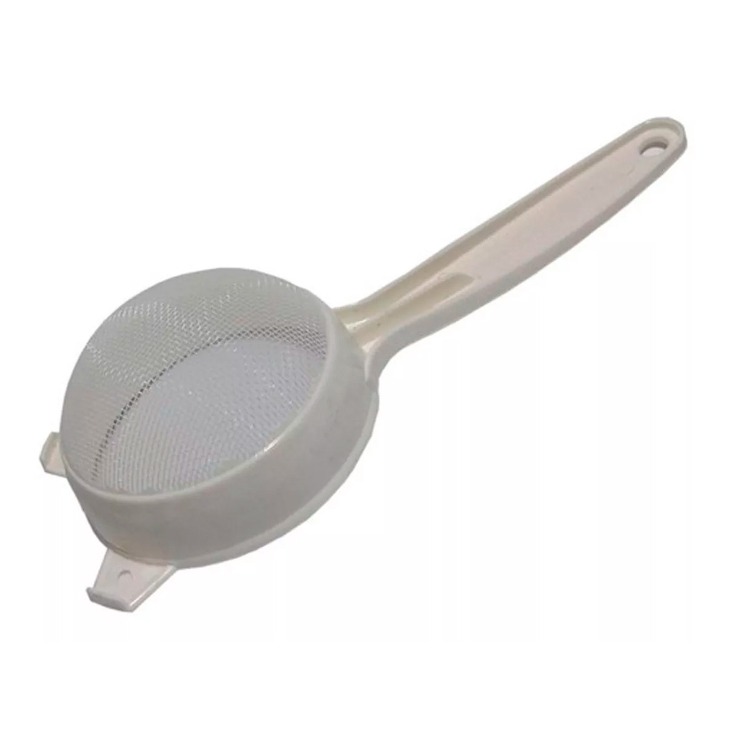 Peneira Plástica Pequena 10cm Tela Grossa Jolly.