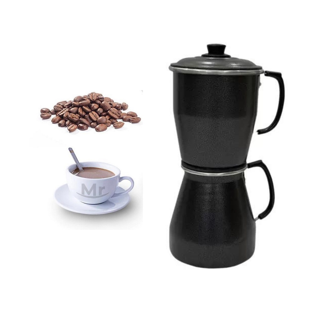Cafeteira Econômica Aluminio Tipo Italiana Fogão Grande 1,4L
