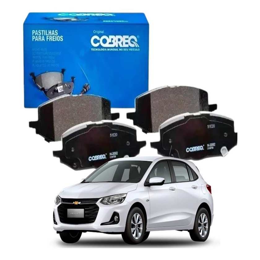 Jogo Pastilha Freio Dianteiran Chevrolet Onix 2020 2021 2022 2023 ...
