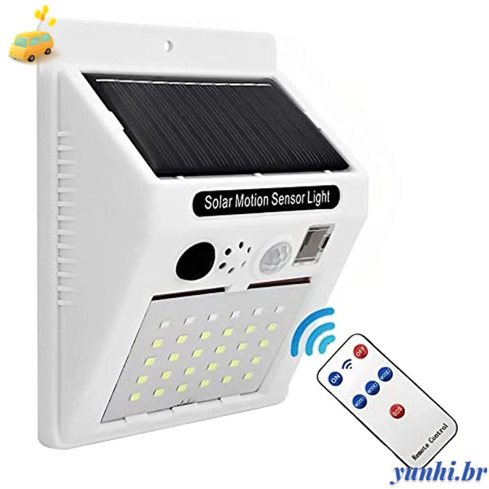 Alarme Sonoro De Segurança YUNHI Lâmpada Solar Indução Sem Fio ...