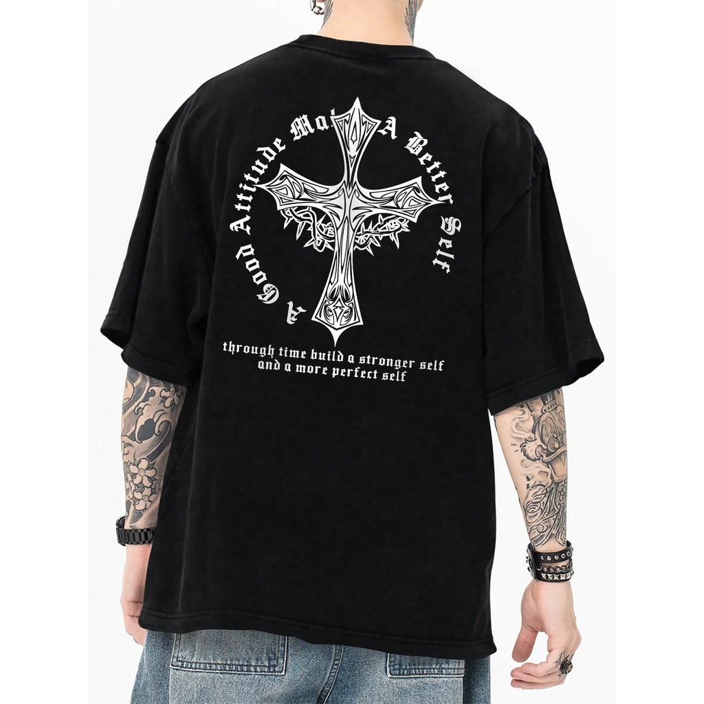 Camiseta Cruz Espinho Streetwear - Lançamento Premium - Envio Mais Rápido do Brasil - Venus Shop
