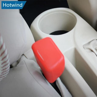 HW Cinto De Segurança Universal De Silicone Para Carro Fivela De Prevenção De Poeira Protetor Interior Da Caixa Do Botão Anti-Riscos C5N3