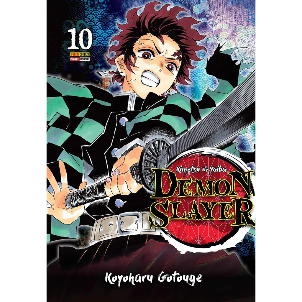 Manga: Demon Slayer: Kimetsu No Yaiba vol.10 Panini+Brinde | Shopee Brasil