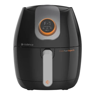 Fritadeira Elétrica Digital sem Óleo 3L Cadence Cook Fryer Preta 1250W 220V FRT526 em Oferta na Shopee
