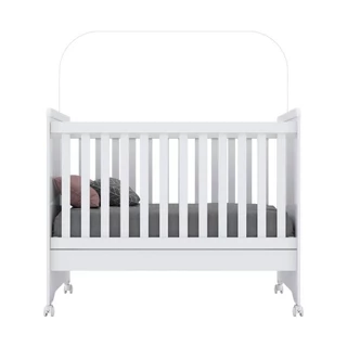 Berço Mini Cama Henn Pão De Mel Branco (I11-10) em Oferta na Shopee