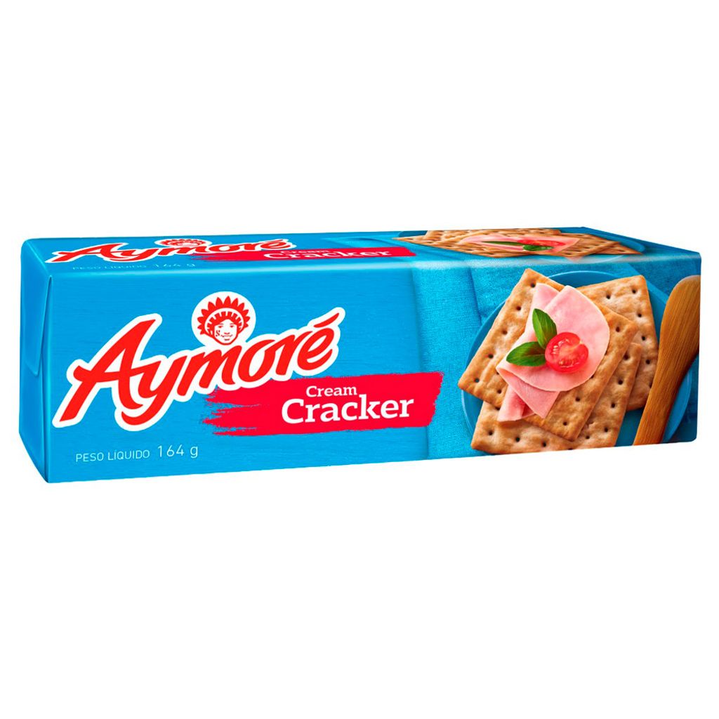 Biscoito Aymoré Cream Cracker 164g | Shopee Brasil