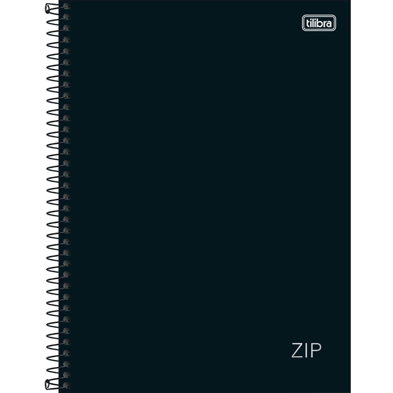 Caderno Universitário 20 Matéria Zip Preto 320 fls Tilibra