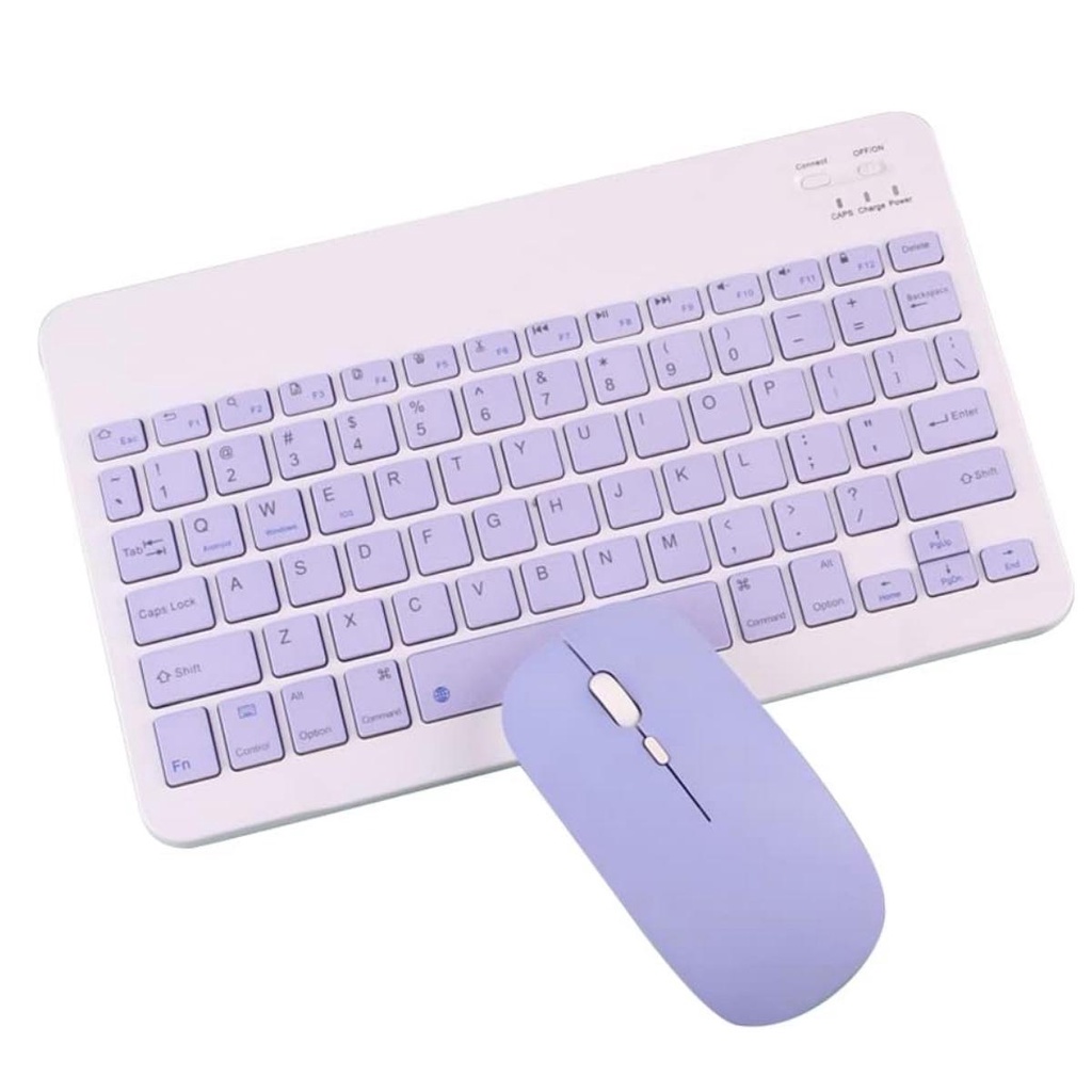 Conjunto Teclado Magnético + Mouse Sem Fio Para Tablet Xiaomi Redmi Pad 10.6