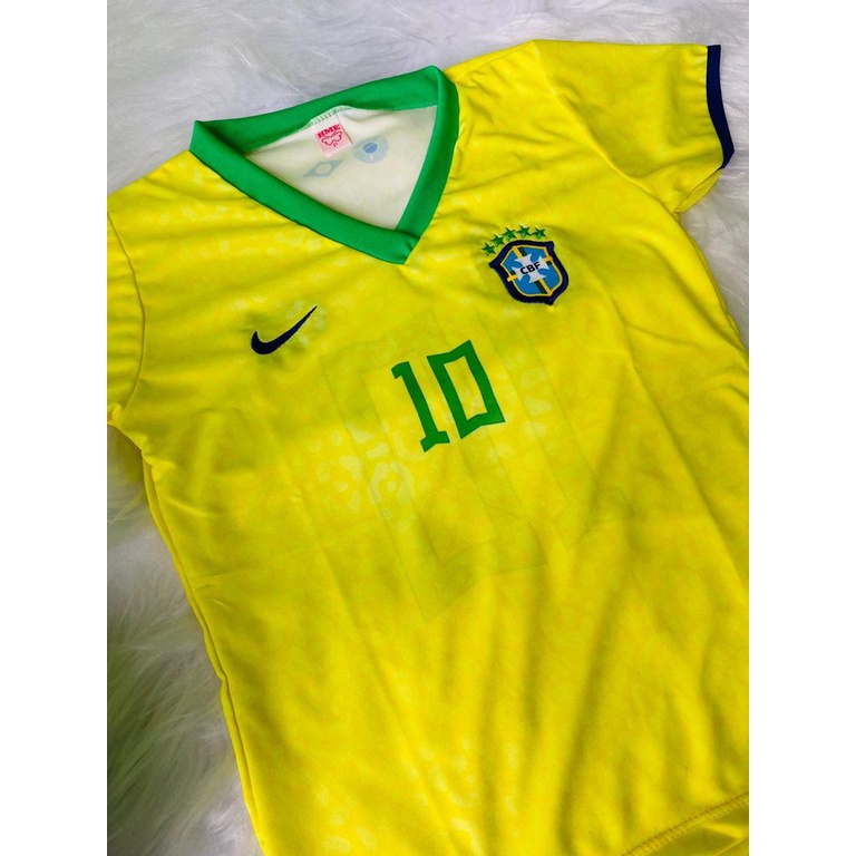 Camisa Feminina Brasil Copa América 2019 Amarela - Moda Favela