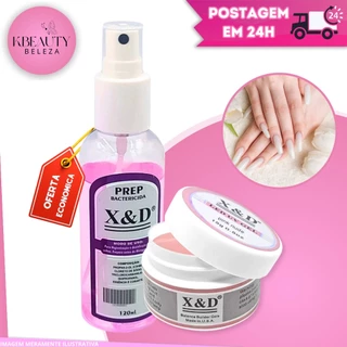 Kit Prep de 120ml + Gel Para alongamento de Unhas Pink Nude