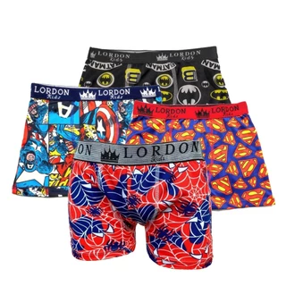Kit 5 Cuecas Infantil Boxer Box De 01 a 12 Anos Juvenil Desenho Confortável