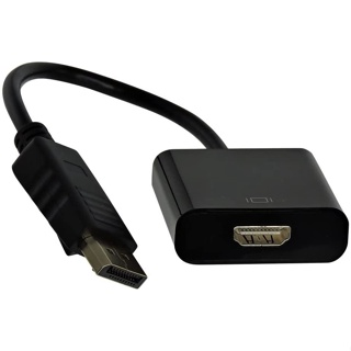 Cabo Adaptador Conversor DisplayPort para HDMI - 15cm (DisplayPort M X HDMI F)
