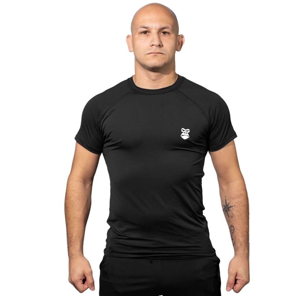 Rash Guard Jiu Jitsu Masculina Proteção Solar UV Treino Academia Luta