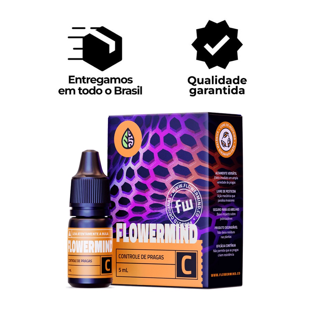 Flowermind Controle de Pragas - 5ml