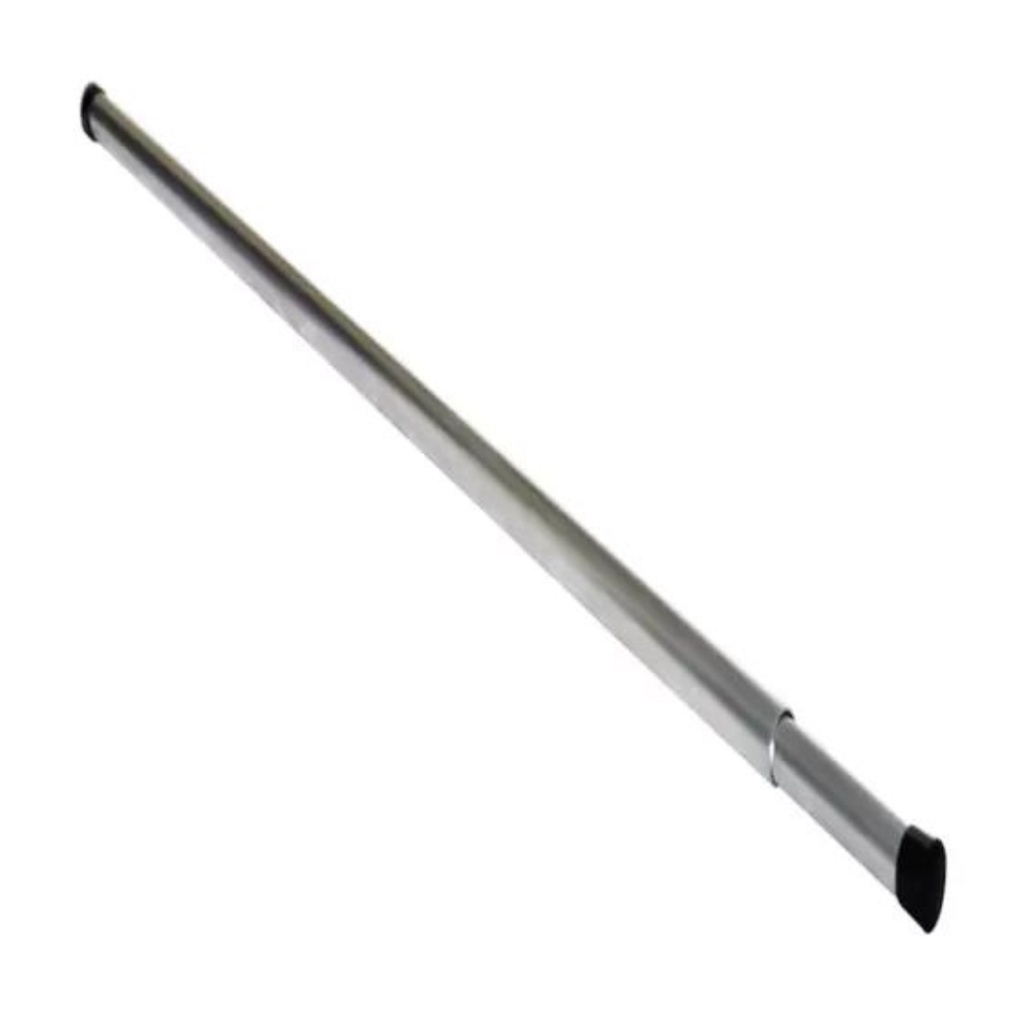 Varão em aluminio para Cortina - Porta cortina banheiro Box 90 até 140cm
