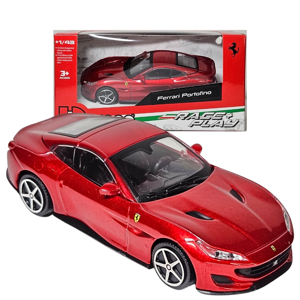 Miniatura De Ferro Ferrari Portofino 11cm 1/43 Bburago | Shopee Brasil