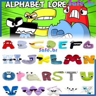 Bonecas de pelúcia Alphabet Lore números 0-9 animais de pelúcia
