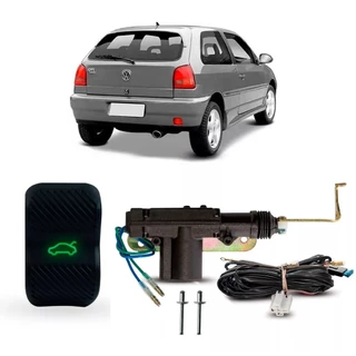 Abertura Porta Malas Eletrico Gol G2 c/ Botão Original led verde