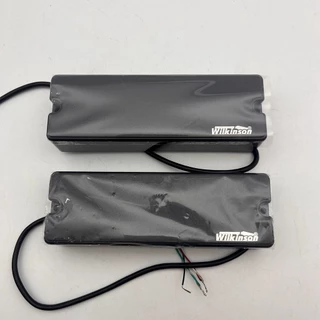 Wilkinson MWJH 4/5/6 Cordas Pickup Bass Passivo Humbucker Soapbar Preto Para Substituição De Peças De Guitarra Baixo Elétrica