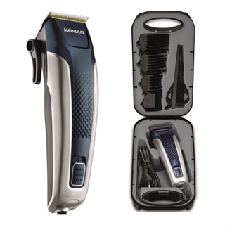 Cortador De Cabelo Mondial Cr-09m Titanium Power com Maleta 110v