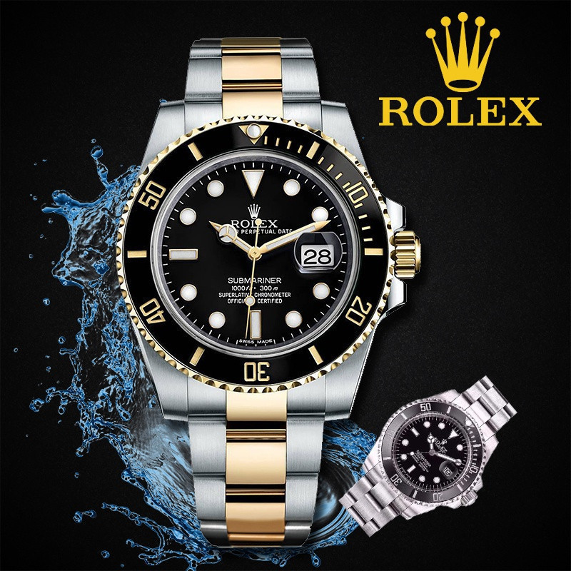 Relógio Masculino de Luxo - Rolex Submariner Exclusive lindo | Shopee ...