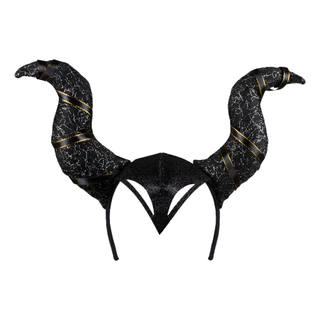 Tiara Malévola Chifre Maleficent Carnaval Cor Preta em Oferta na Shopee