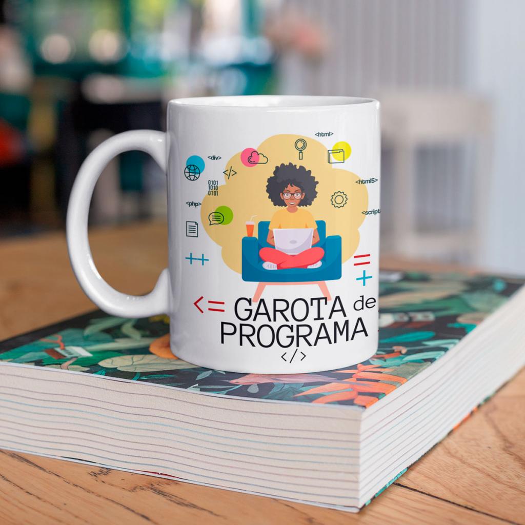 Caneca Garota De Programa Programadora Programação | Shopee Brasil