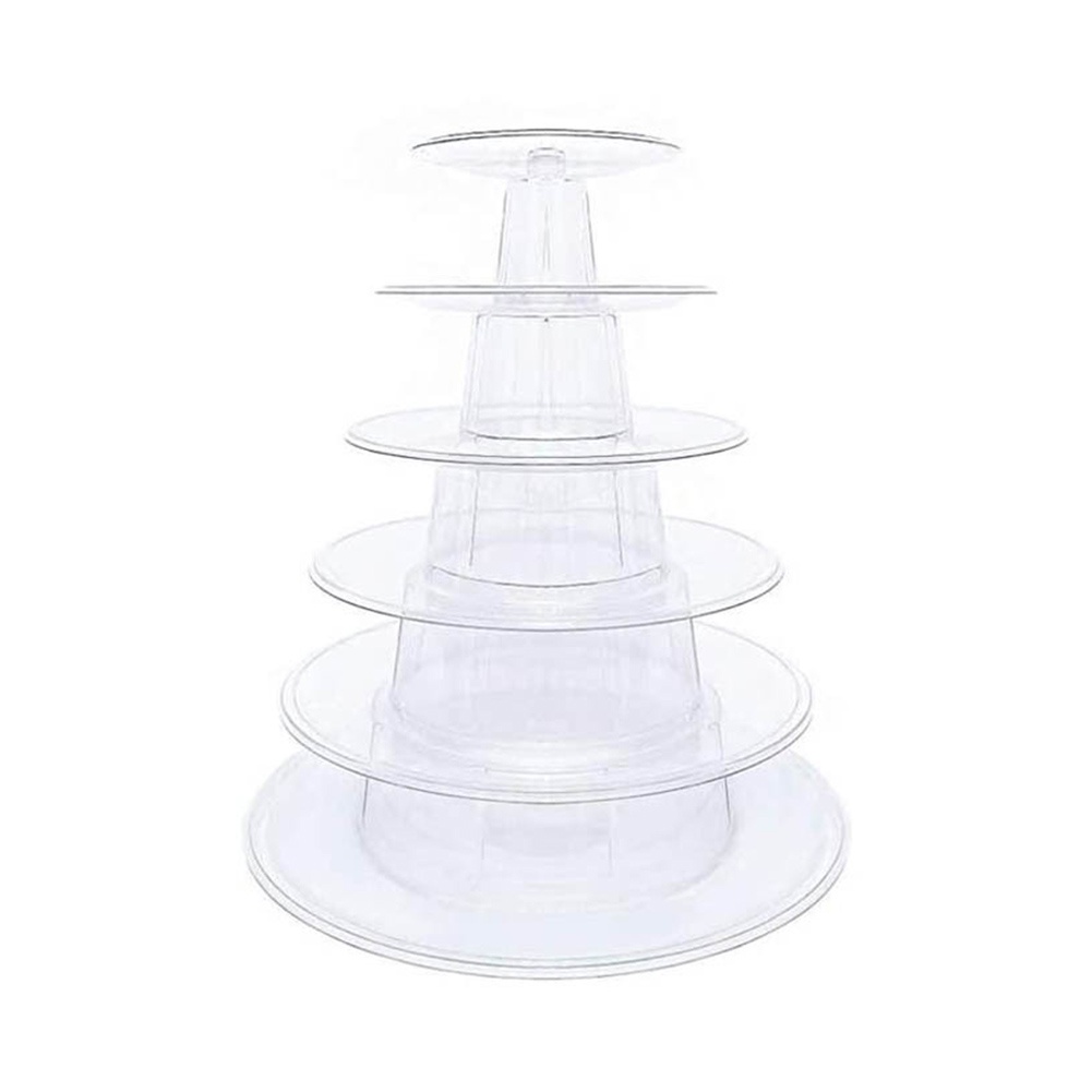 Suporte Para Bolo Macaron De 4 Camadas De PVC Transparente Reutilizável ...