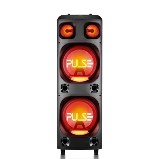 Caixa Amplificadora Pulse SP500 Torre 12", Bluetooth, Auxiliar USB e SD, P10, LED, 2200W