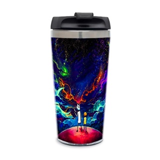 Copo Termico Personalizado Inox Rick and Morty Mundo II 450 ml