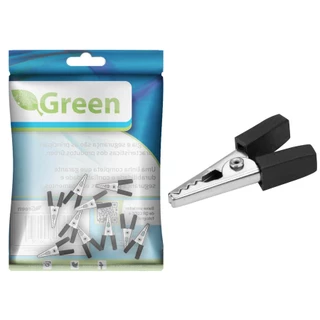 Kit 10 Pares Garra Jacaré Jacarezinho Semi Isolada (3 cm)