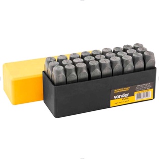 Alfabeto de Aço para Gravação 6 mm 3607060000 Vonder Plus