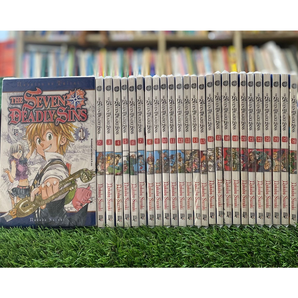 Nakaba Suzuki: The Seven Deadly Sins - Nanatsu No Taizai - Volumes Variados
