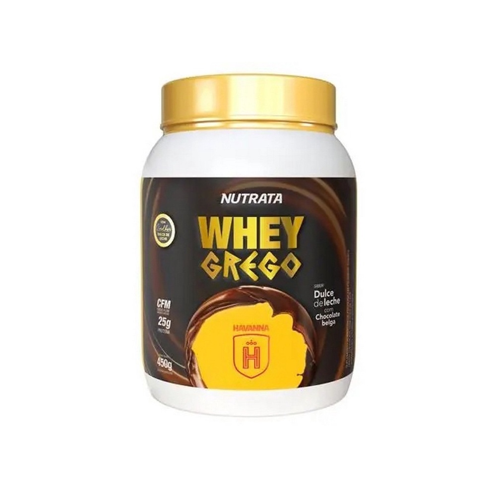 Whey Grego Havanna Doce de Leite com Chocolate Belga 450G