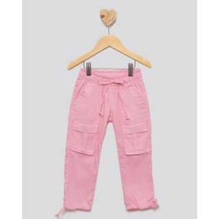 Calça Bebê Sarja Parachute Rosa