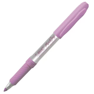 Pincel marcador permanente Marking Rosa Pastel 971145 Bic em Oferta na Shopee