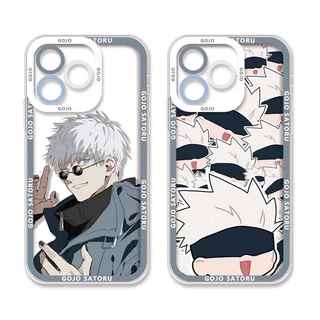 Capa Capinha Case Motorola Moto G54 G84 G14 G9 PLAY G22 G13 G82 G10 G20 G20 G30 G23 G31 G32 G42 G52 G53 G60 G62 5G G72 G73 E20 E30 E40 Edge 40 30 Neo Fusão Capa Transparente silicone gojo satoru Macio Celular