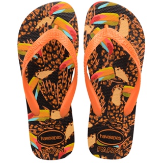 Chinelo Havaianas Farm Tucano Onça
