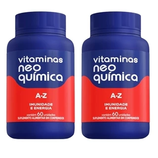Kit 2 Vitamina A-Z Suplemento 60 Cápsulas - Neo Química