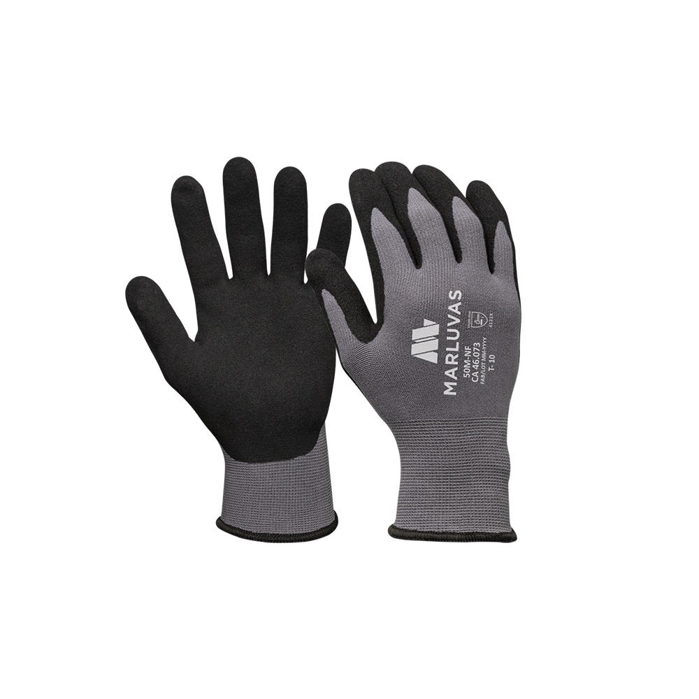 LUVA EM NYLON COM BANHO NITRÍLICO FOAM SPIDER MARLUVAS