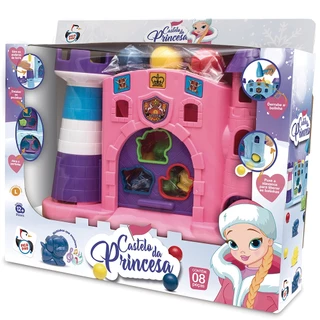Brinquedo Castelo da Princesa Kids Com Pecinha Para Encaixar