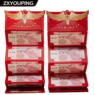 ZXYOUPING Envelope Vermelho Festivo Criativo Dobrável 1pcs