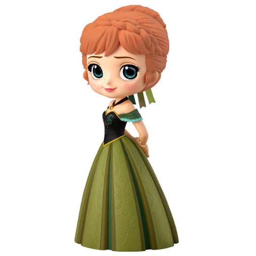 Figura Disney QPosket Frozen Anna Coronation Style Bandai | Shopee Brasil