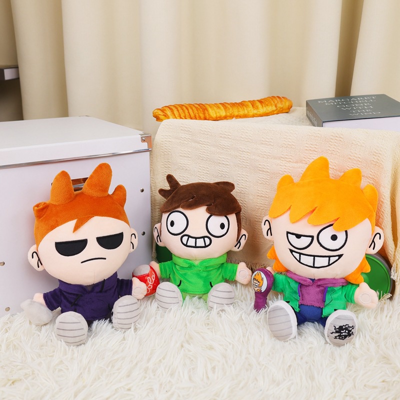 Eddsworld Makeship Tom Boy Plushie Lovely Matt Brinquedo Macio 30cm 160g