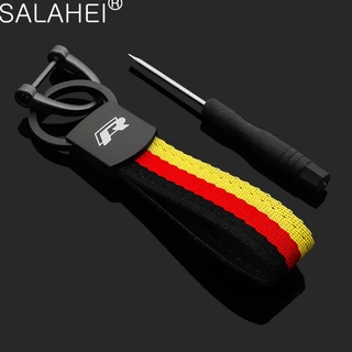 Chaveiro Esportivo Para Carros De Metal Volkswagen VW Rline Polo Golf Tiguan Santana Jetta CC Scirocco Passat Touareg Acessórios