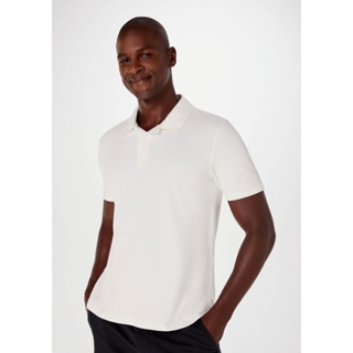 Camisa Polo Masculina Slim Em Piquet Com Bordado