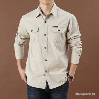 Homens mais tamanho camisa tática SWAT de manga longa