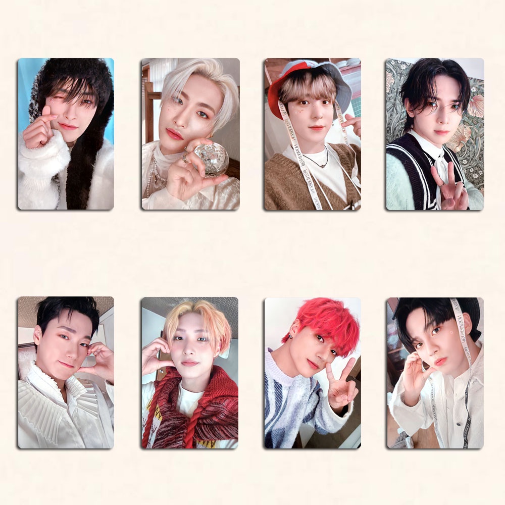 Kpop Idol ATEEZ 4o KIT De Membro ATINY MEMBERSHIP Cartão Fotográfico ...