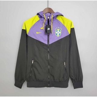 Jaqueta Térmica Nike CBF Seleção Brasileira Azul Celeste