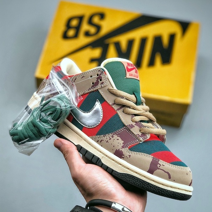 Nike Dunk SB Bass Freddy Krueger Elm Street Retro Top Skate Casual